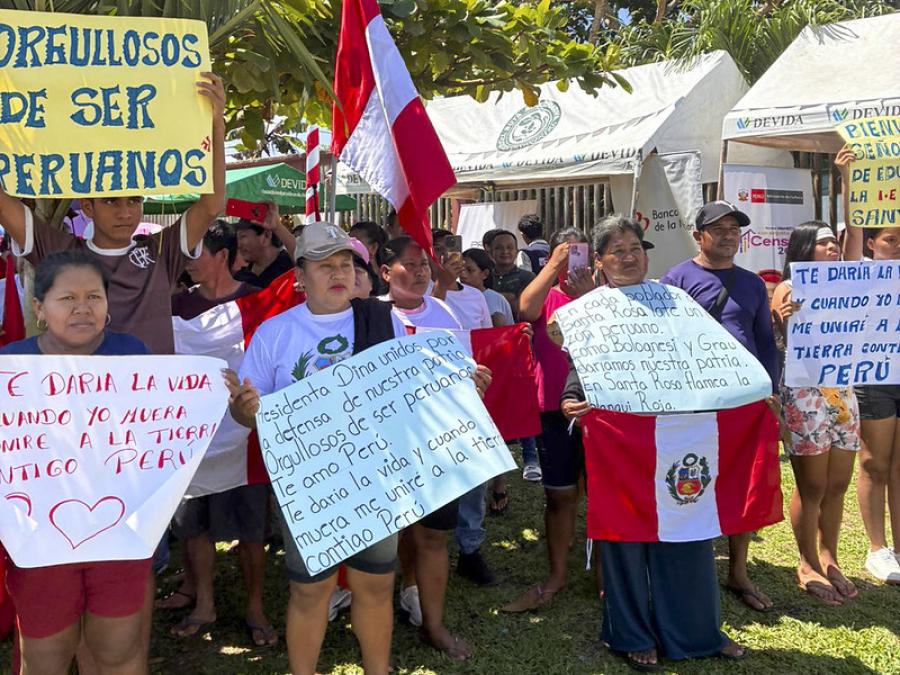 Business guilds support government position in defense of the sovereignty of Santa Rosa