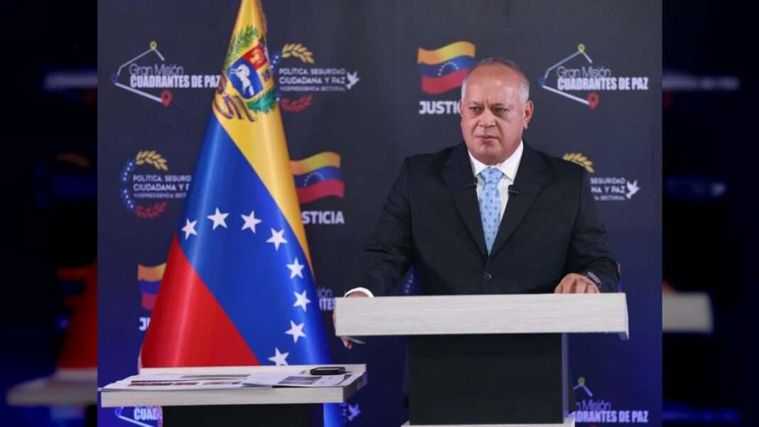 Cabello reported for the confiscation of 52,000 kilos of drugs in seven months