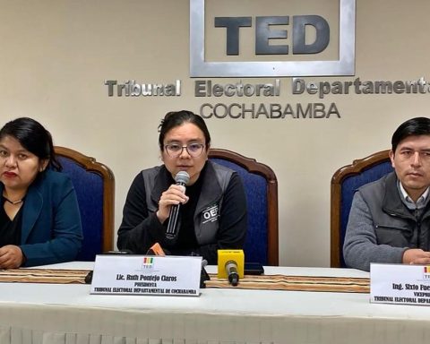 Cochabamba TED ensures 100% distribution of electoral material and discards risks in arche