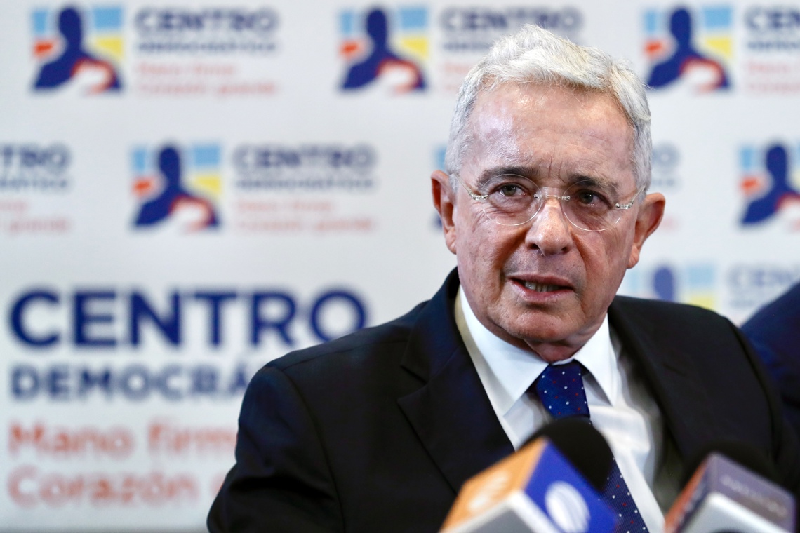 Condemned to 12 years in house prison the former Colombian president Álvaro Uribe