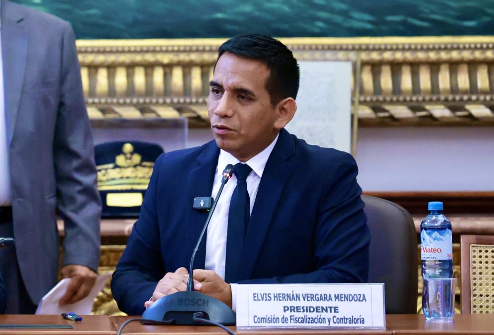 Congressman Elvis Vergara, investigated by the Prosecutor's Office for the group 'Los Niños', presides over control commission
