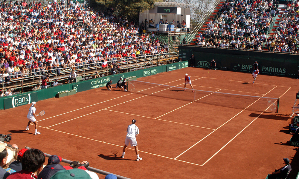 Cuba Barre to Panama on the ascent route of the Davis Tennis Cup