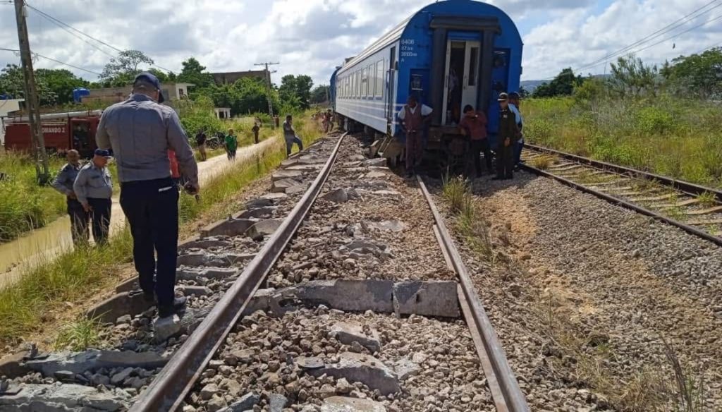 Derailment of a train in Matanzas leaves two injured
