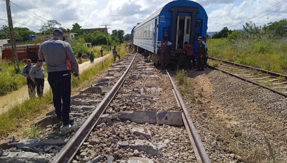 Derailment of a train in Matanzas leaves two injured