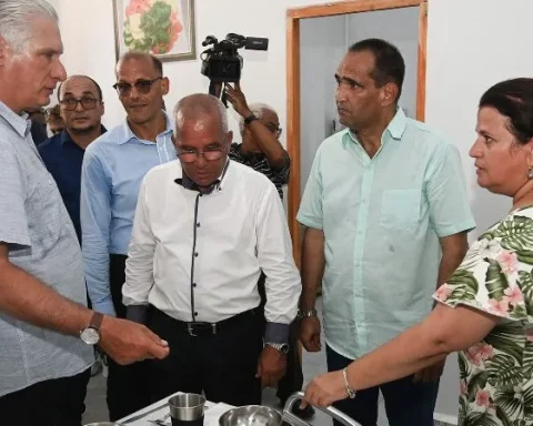 Miguel Díaz-Canel en el SAF "El Rampeño"