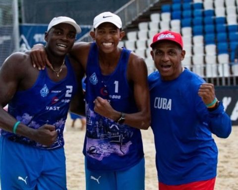 Díaz and Alayo shine with third gold in the Russian beach volleyball league