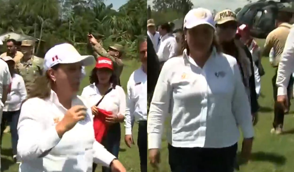 Dina Boluarte: President arrives at the Santa Rosa district in the middle of border tensions with Colombia