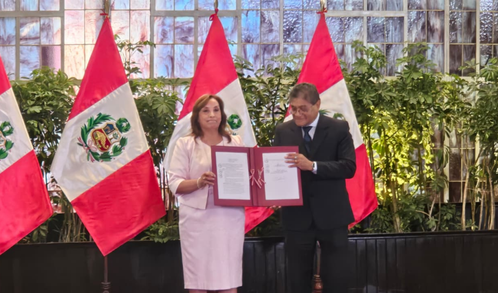 Dina Boluarte disobeys the IdH Court and promulgates amnesty law that benefits police and military who violated the human rights.