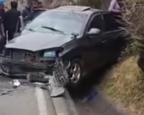 Driver without a license causes shock in Jauja and leaves three injured