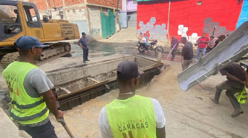 EMBAULATION WORK ADVANCE IN BRUITAGE LA MARACUCHA IN MAMERA I