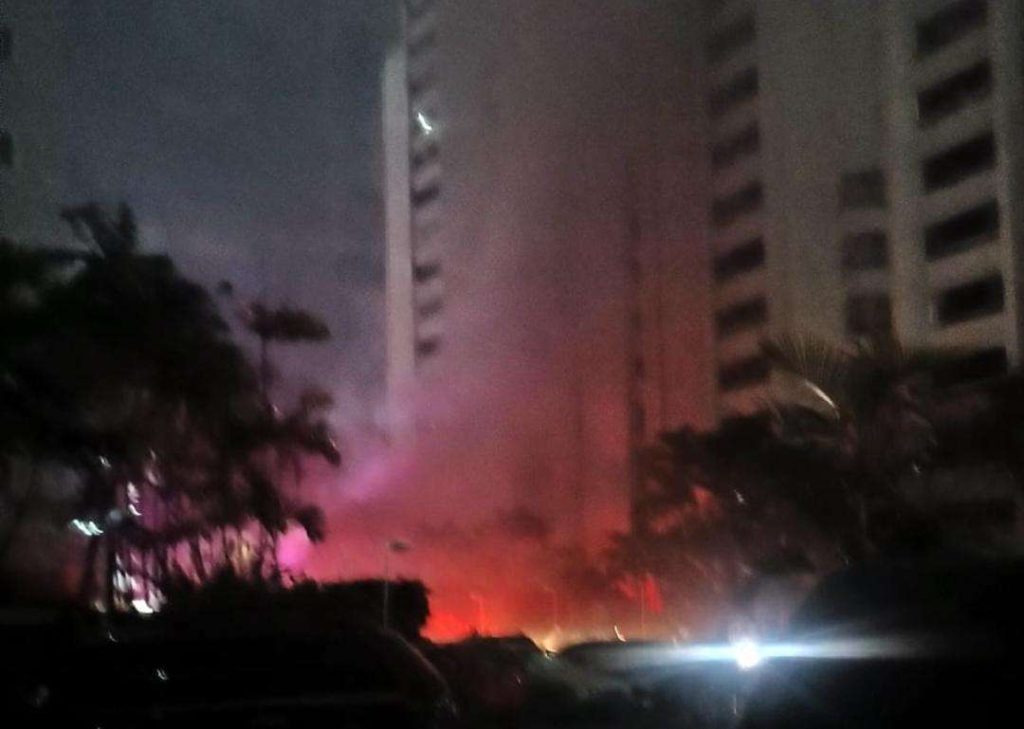 Explosion of electric tanks caused alarm to neighbors of Bello Monte