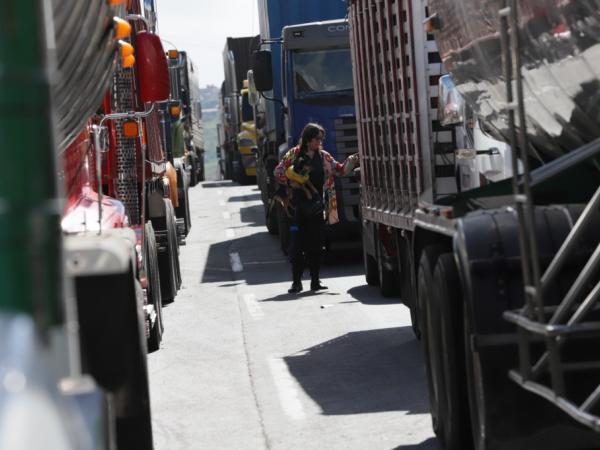 Five active blockages are reported in Cundinamarca within the framework of the mining strike