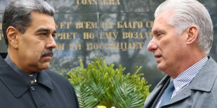 Nicolás Maduro y Miguel Díaz-Canel