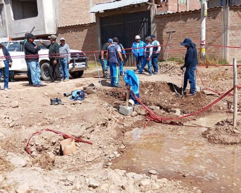 Huancayo: neighbors of El Tambo have been water breakage for more than three days