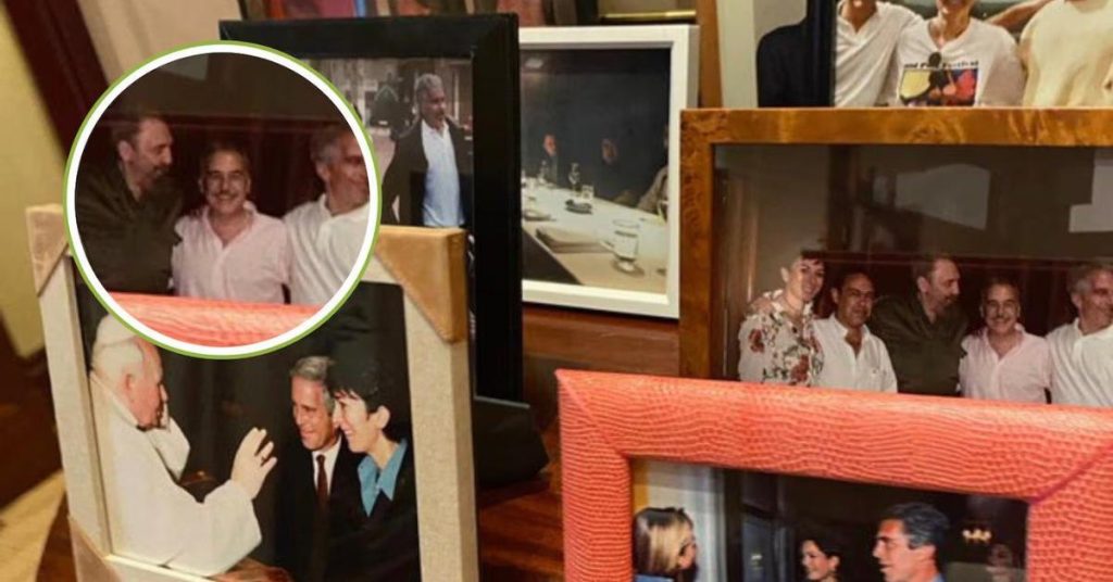 In addition to Trump, Fidel Castro also appears next to the sex predator Jeffrey Epstein