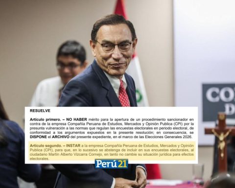 Jee: Martín Vizcarra will not be able to appear in surveys for being disabled