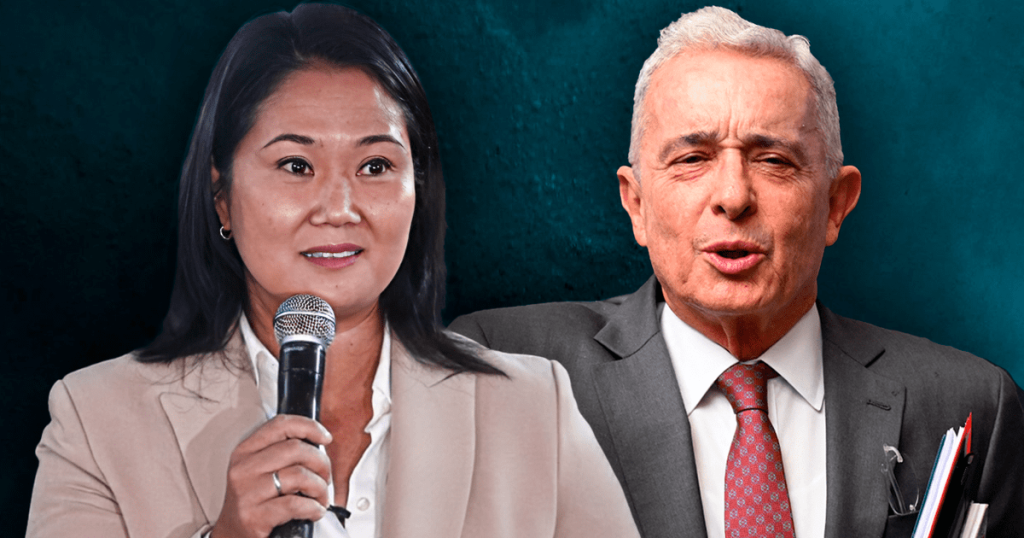 Keiko Fujimori supports Álvaro Uribe, former Colombian president convicted of corruption: "He is not alone"