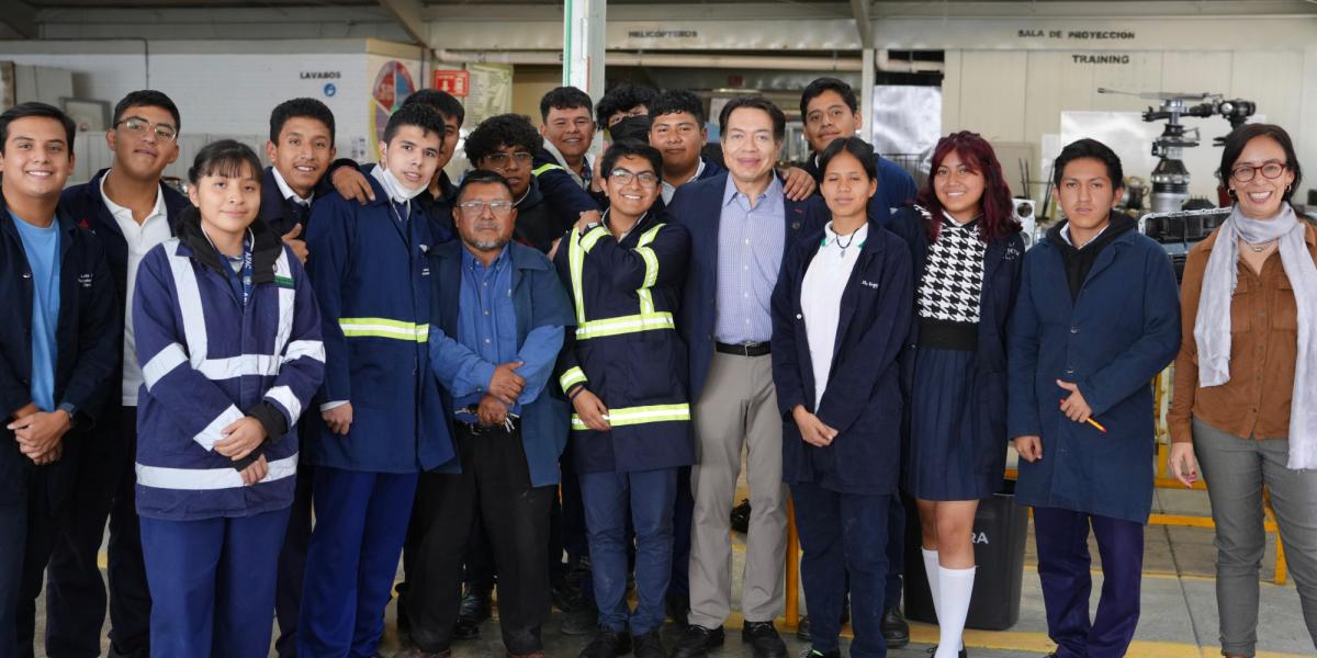 Mario Delgado: CONALEP trains 7,000 young people to meet labor demand