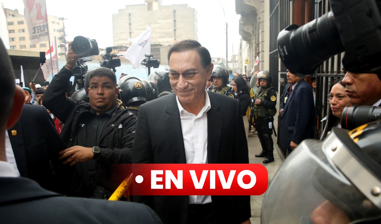 Martín Vizcarra LIVE: Judicial Branch evaluates a request for 6 months of preventive detention against former president