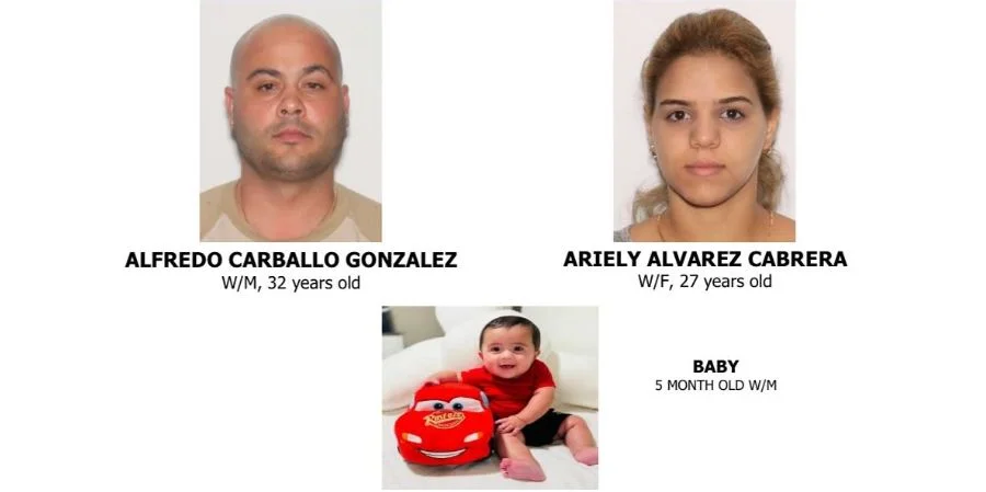 La pareja y el bebe buscados