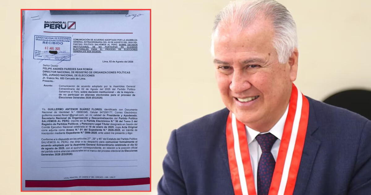 Now we nation and save Peru will no longer go to elections 2026