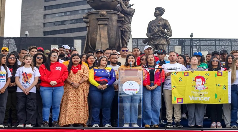 PSUV youth reaffirms support to President Maduro against imperial aggression