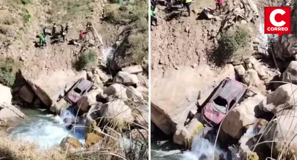 Pasco: Auto falls to an 80 -meter abyss in Yanahuanca