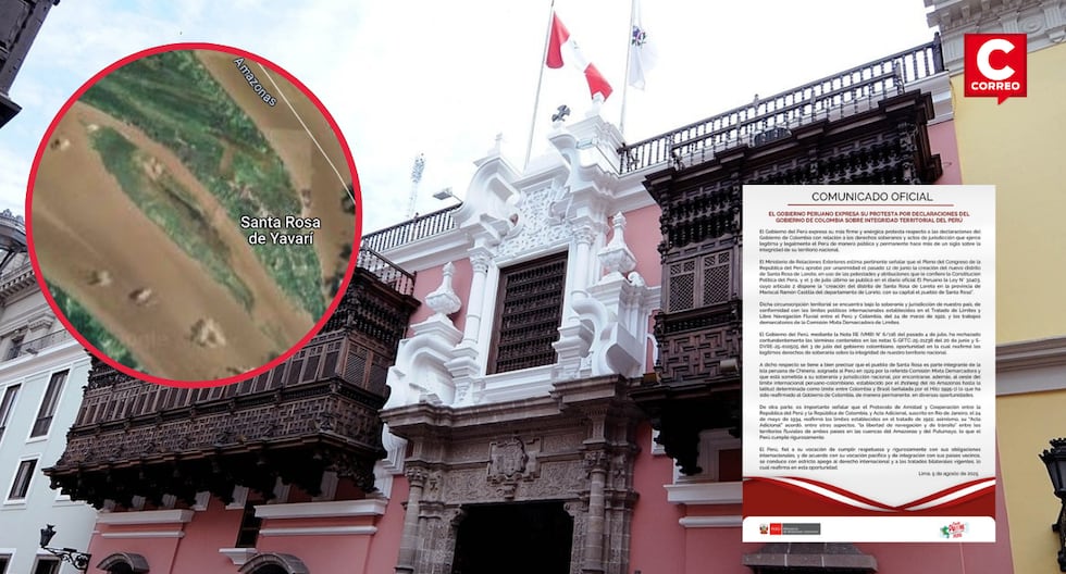 Peru rejects statements from Colombia and reaffirms its sovereignty over Santa Rosa de Loreto