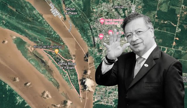 Gustavo Petro accused Peru of taking part in his territory, but Government rejected his statements. Photo: Composition/LR