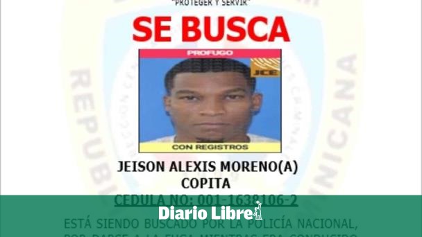 Police are looking for the dangerous fugitive "Copita", convicted of killing 3