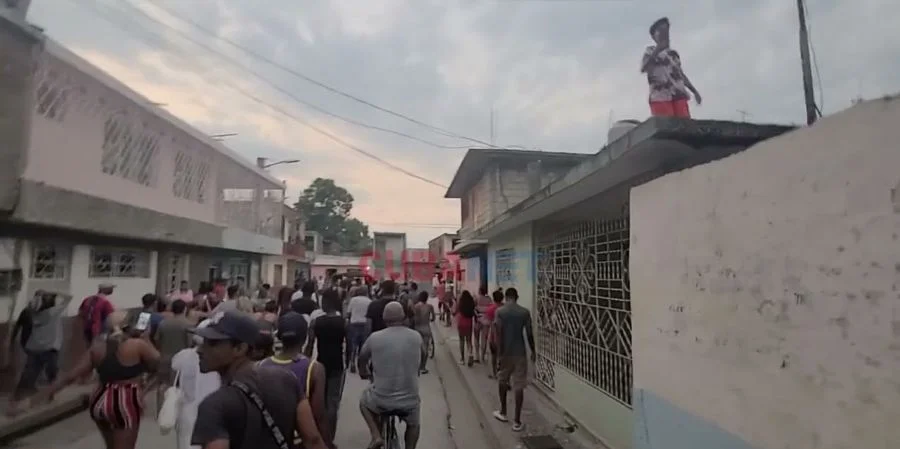 Protesta en Bayamo el 17 de marzo de 2024