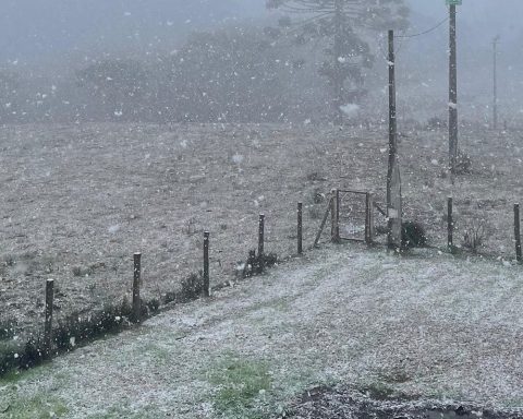 Rio Grande do Sul records snow in some locations