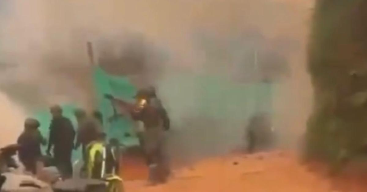 Several injured left an operation of the public force in a mine in Segovia, Antioquia