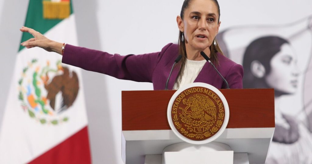 Sheinbaum: EU drone is used in cases of organized crime