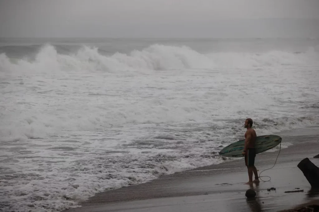 The effects of Hurricane Erin were minimal in the Dominican Republic