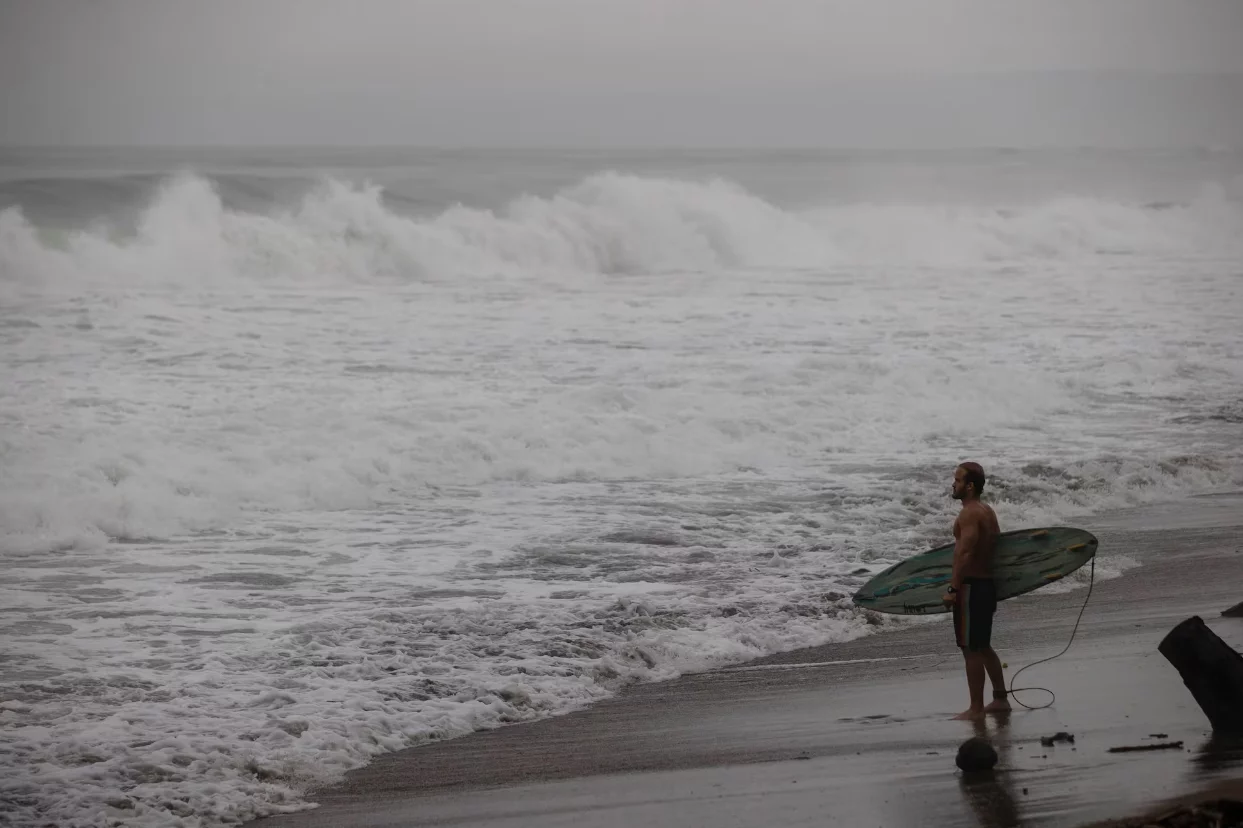 The effects of Hurricane Erin were minimal in the Dominican Republic