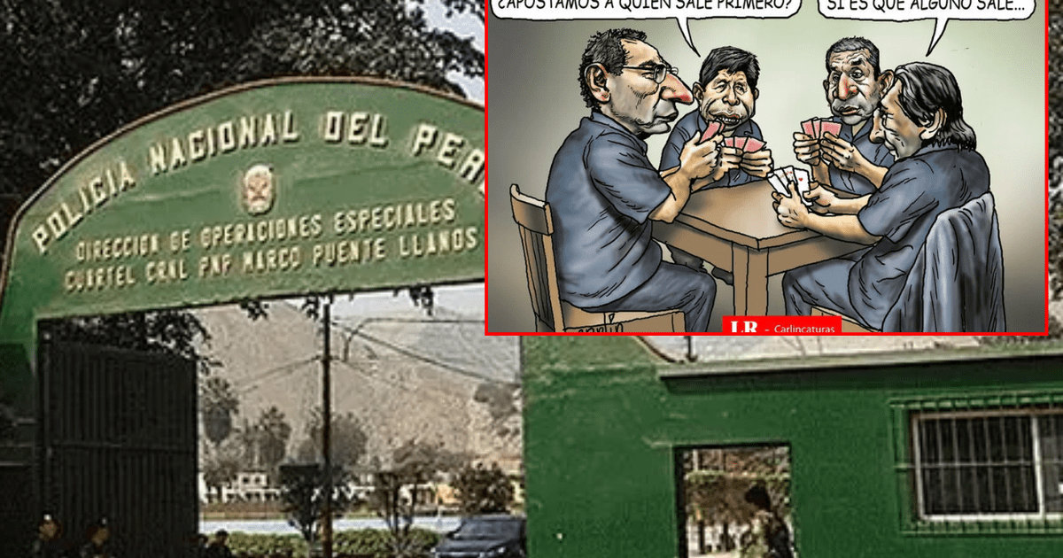 The imprisoned table: Charlincura portrays how the ex -authorities of Peru went to the Barbadillo prison