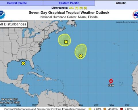 La tormenta tropical “Erin” adquirirá categoría de huracán mayor; pasará al noreste de Puerto Rico, según pronóstico