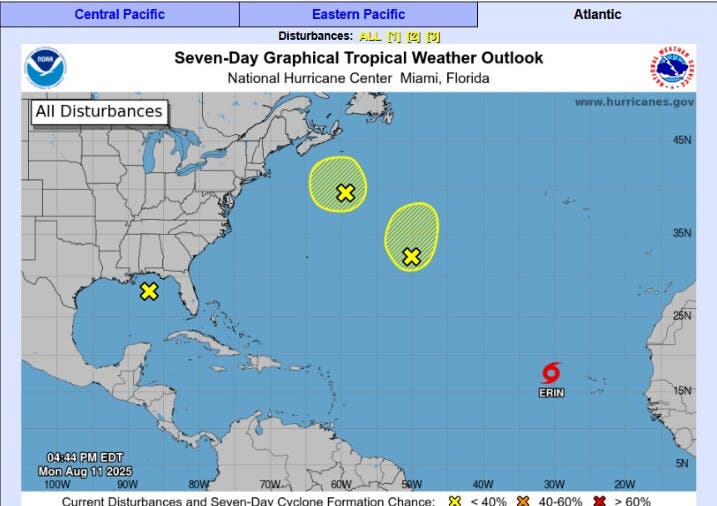 La tormenta tropical “Erin” adquirirá categoría de huracán mayor; pasará al noreste de Puerto Rico, según pronóstico