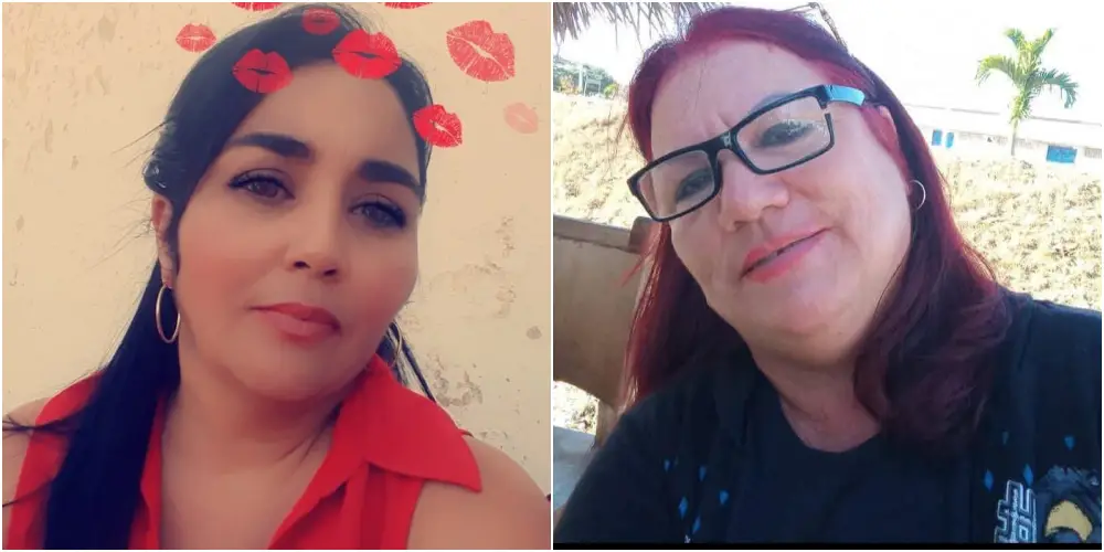 Mailenis Blanco Amor (izq.) y Milagros Batista Estévez, víctimas de feminicidio