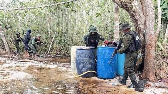 They destroy camp of the second Marquetalia