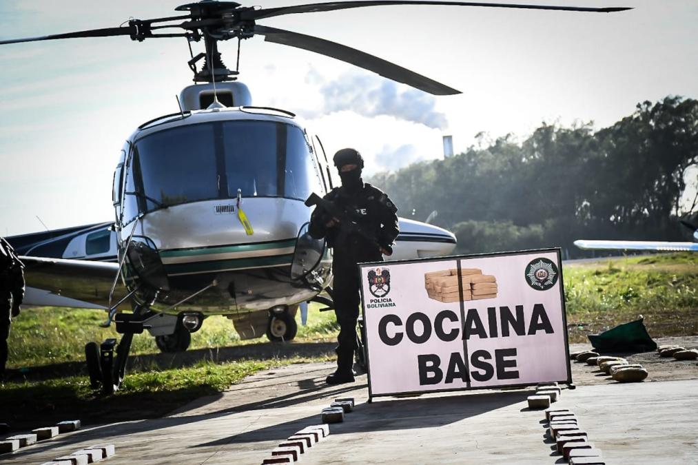 They kidnap 521 kilos of cocaine and 113 kilos of marijuana in Santa Cruz