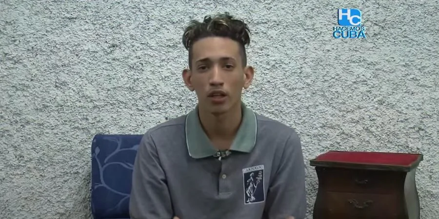 Marcos de la Luz Caballero Granados en una captura de pantalla del programa 'Hacemos Cuba'