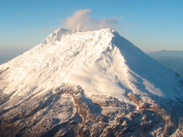 This is the highest volcano in Colombia and has the second largest glacier in the country