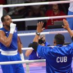 Three Cuban Boxers to Professional Poster in Germany