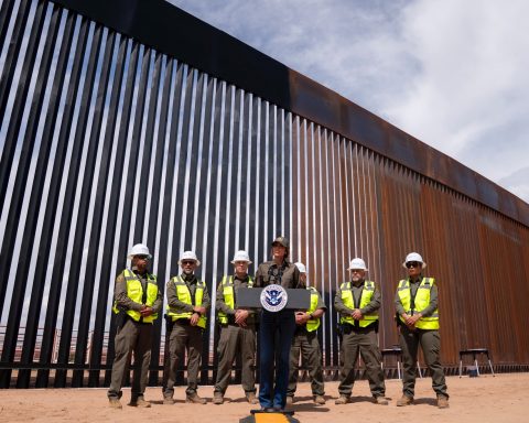 Trump commands the border wall to be painted black to raise the metal temperature and hinder the crosses