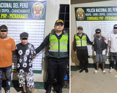 Two criminal bands fall in Pichanaqui: they stole motorcycles and cell phones