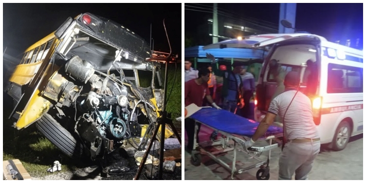Accidente de ómnibus en Granma