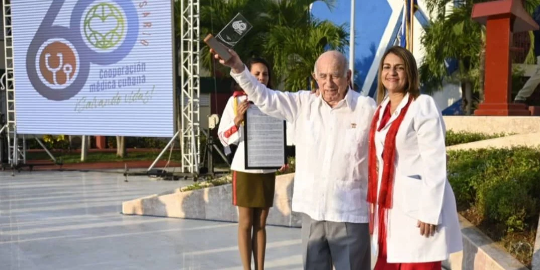 José Ramón Machado Ventura celebra el aniversario 60 del inicio de la "colaboración médica cubana"