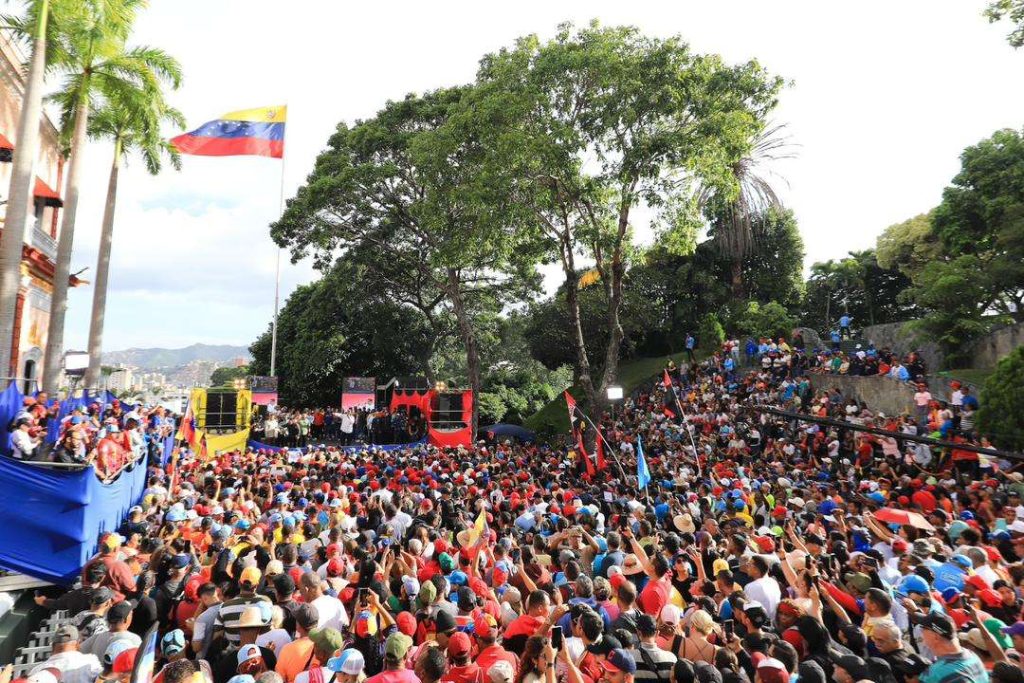 Venezuelan people mobilize on Monday in great anti -imperialist march